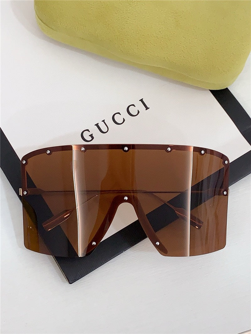 GUCCI GG1244 Monogram-Lens Acetate Mask Sunglasses  ✨