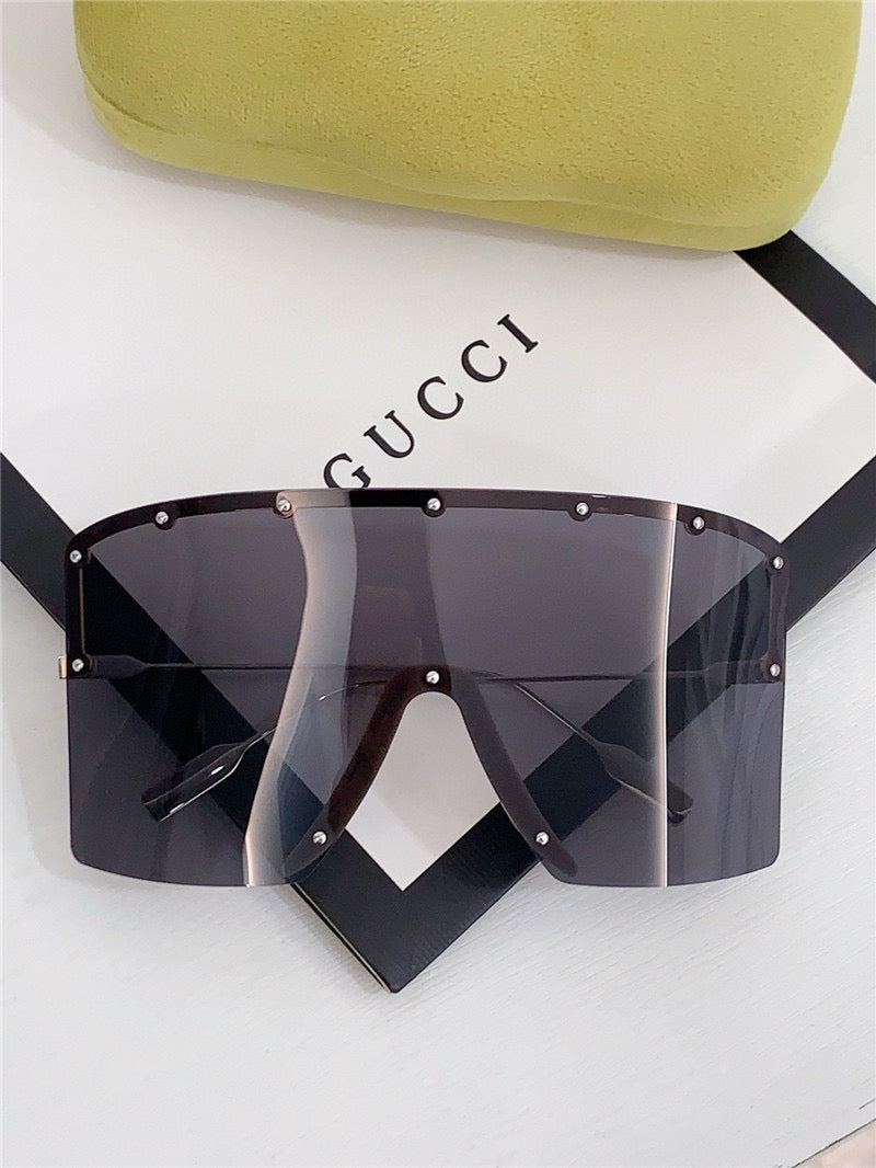 GUCCI GG1244 Monogram-Lens Acetate Mask Sunglasses  ✨