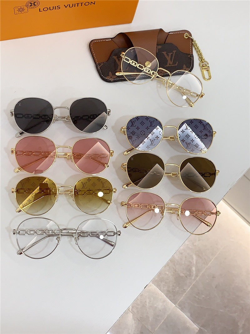 Louis Vuitton Z2473U My LV Chain Small Round Sunglasses  ✨