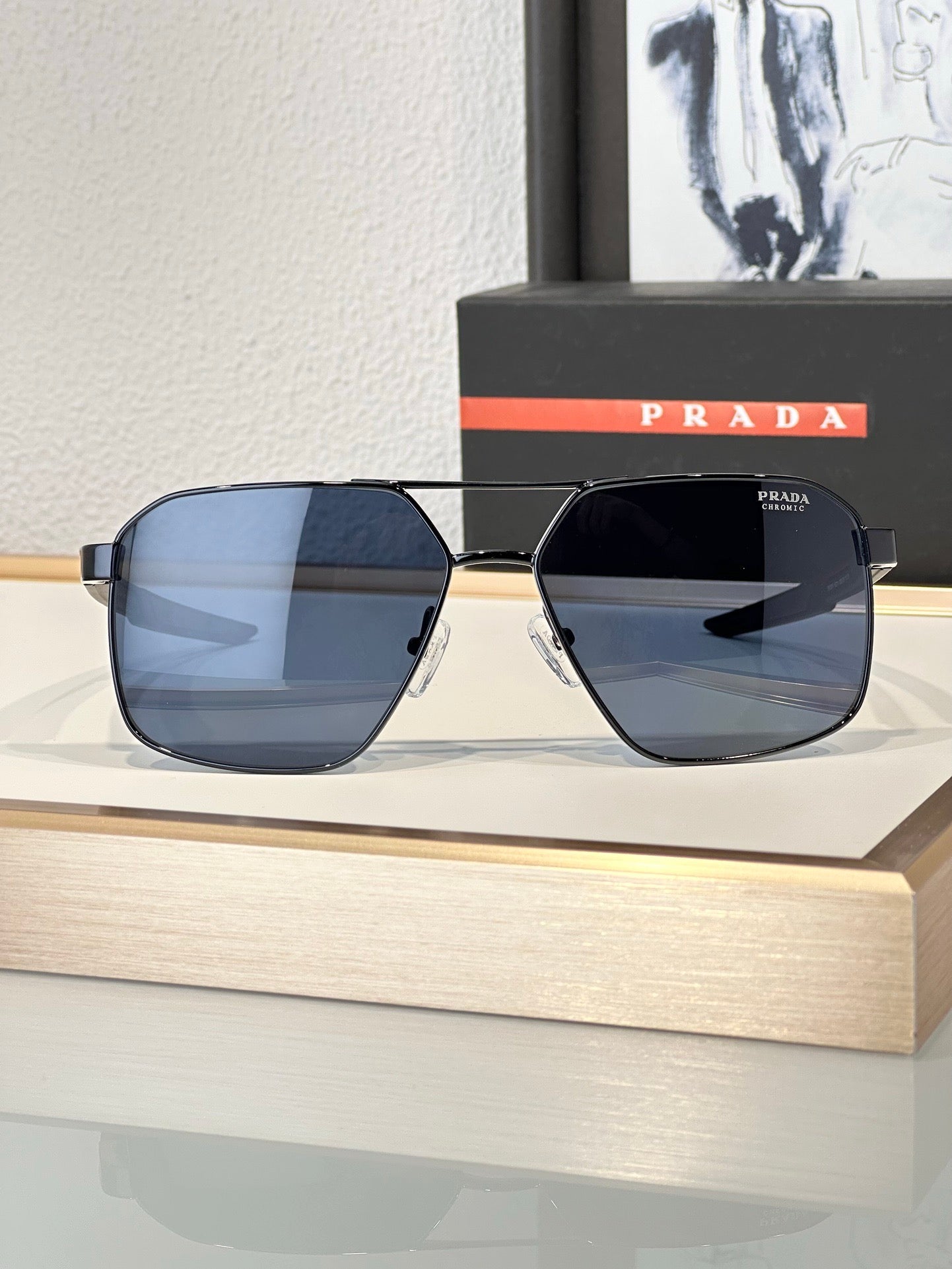 PRADA LINEA ROSSA SPS 55W Mens  Sunglasses  🟥