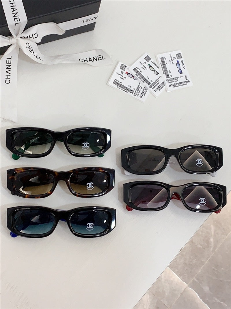 CHANEL Rectangle 5525 1771/S6 Women's Acetate Sunglasses  ✨ - buyonlinebehappy