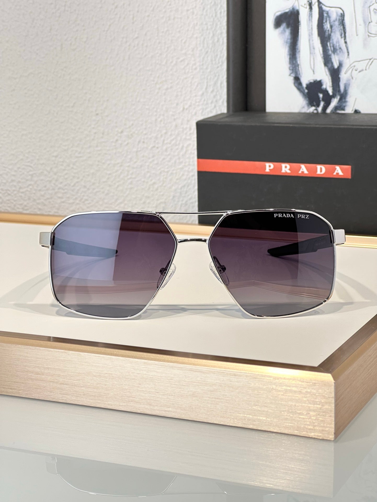 PRADA LINEA ROSSA SPS 55W Mens  Sunglasses  🟥