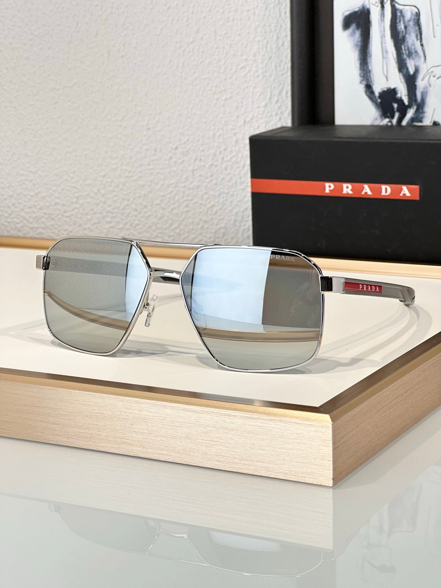 PRADA LINEA ROSSA SPS 55W Mens  Sunglasses  🟥