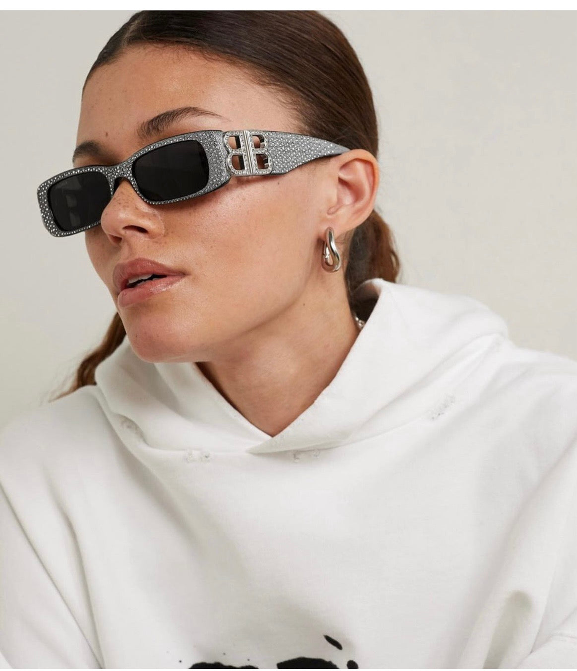 BALENCIAGA WOMEN'S DYNASTY RECTANGLE SUNGLASSES  👽 $1200