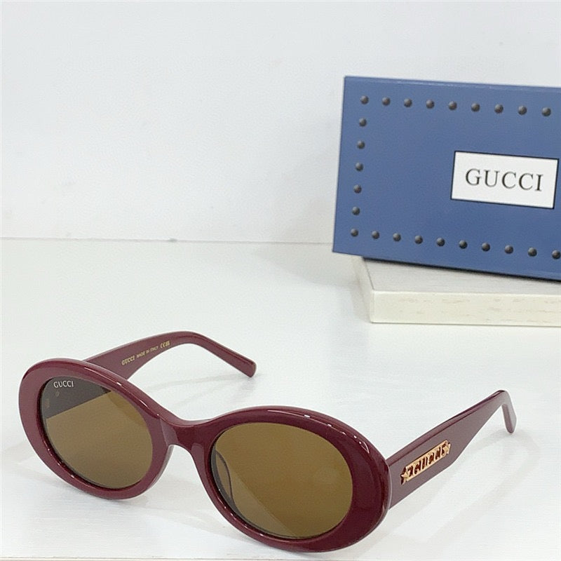 Gucci Oval Round Frame GG1587S Women's Sunglasses ✨