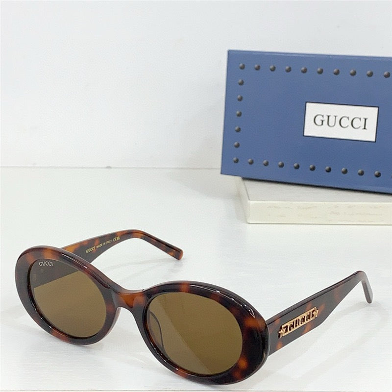 Gucci Oval Round Frame GG1587S Women's Sunglasses ✨