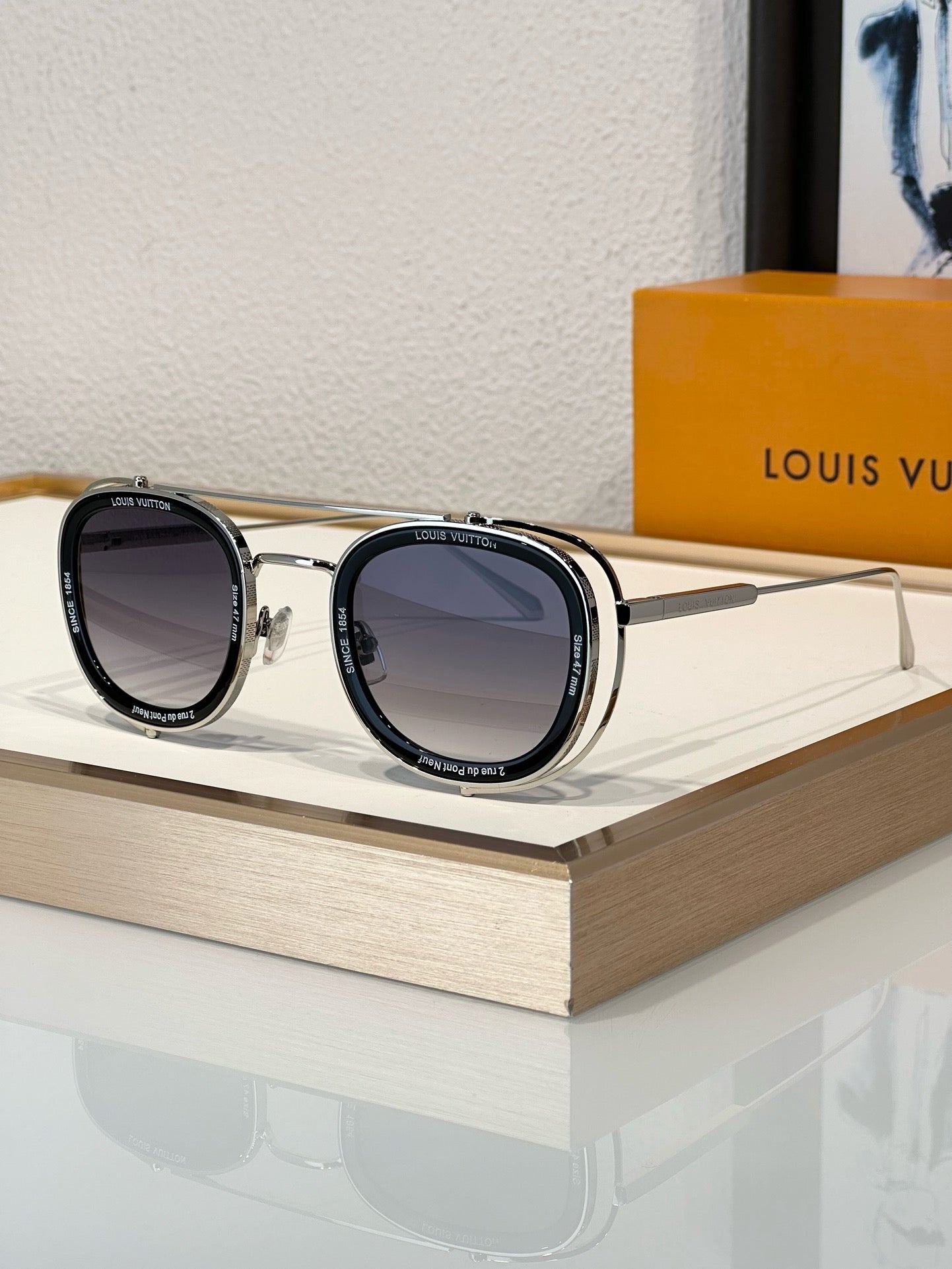 Louis Vuitton Z2213U  LV Super Vision Metal Pilot Square Sunglasses  ✨