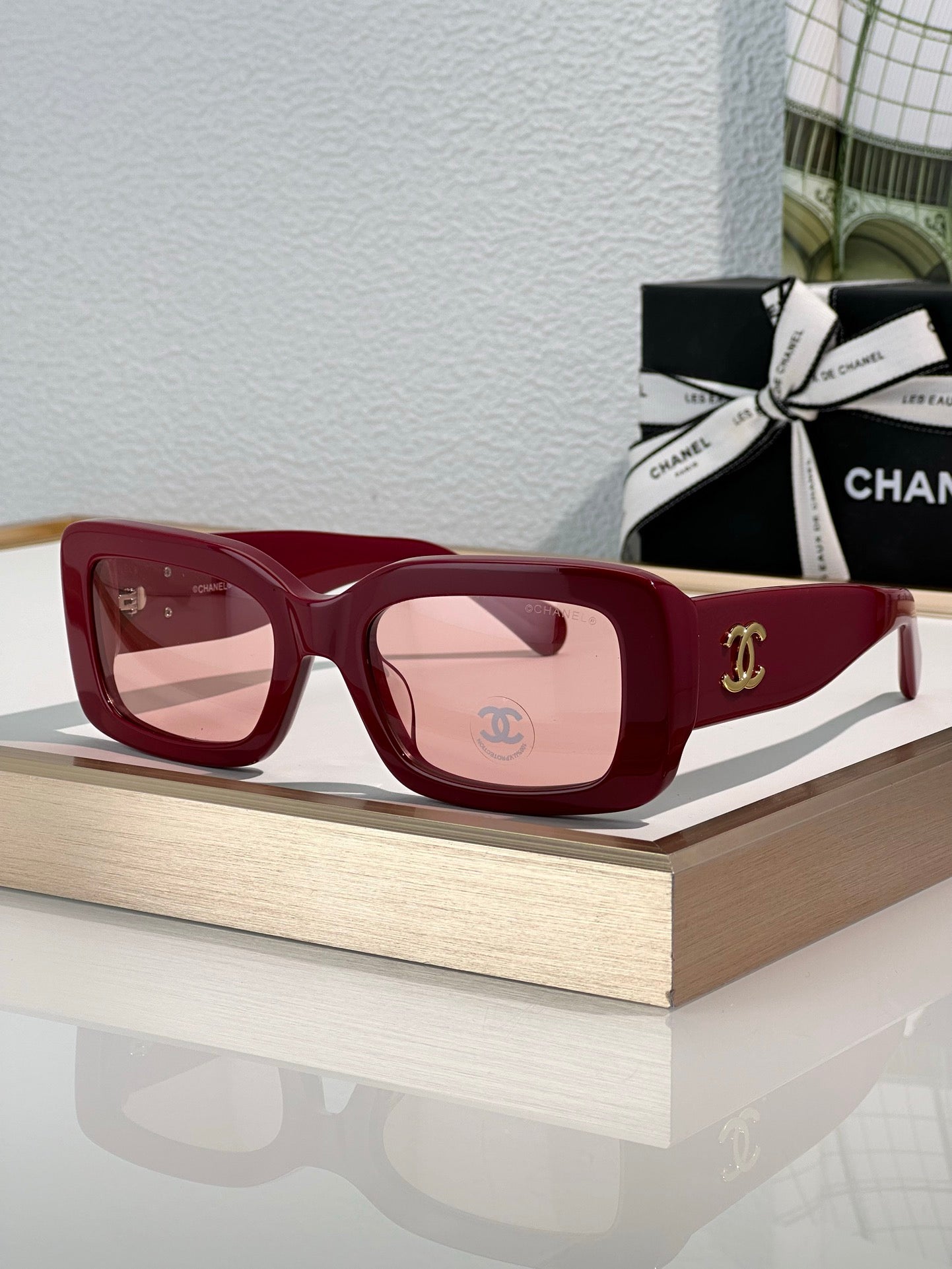 2024 CHANEL 9150 Rectangle Women's Acetate Sunglasses  ✨