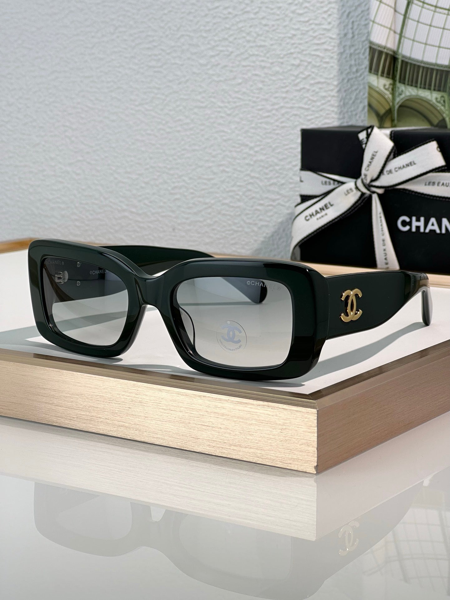 2024 CHANEL 9150 Rectangle Women's Acetate Sunglasses  ✨