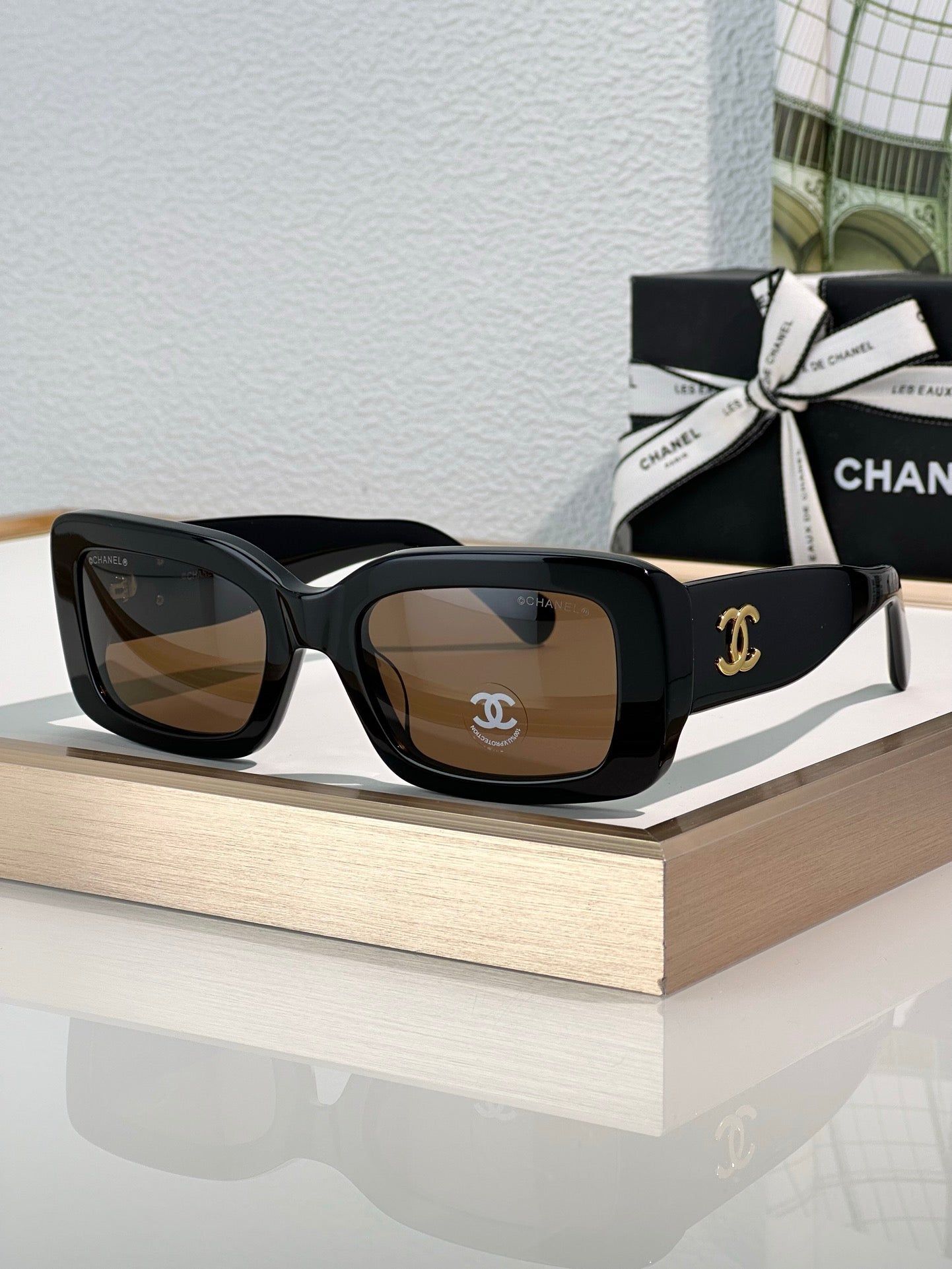 2024 CHANEL 9150 Rectangle Women's Acetate Sunglasses  ✨