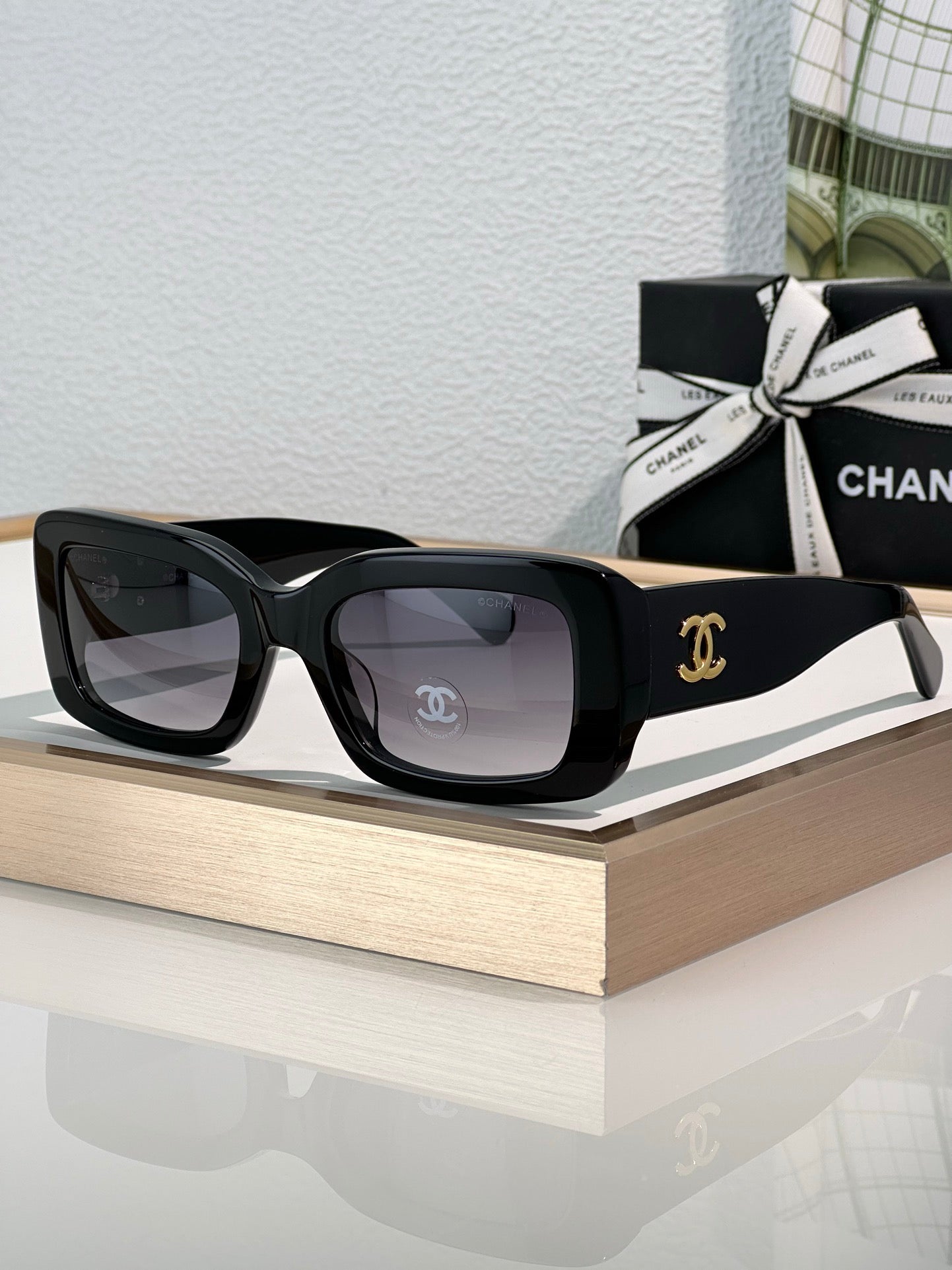 2024 CHANEL 9150 Rectangle Women's Acetate Sunglasses  ✨