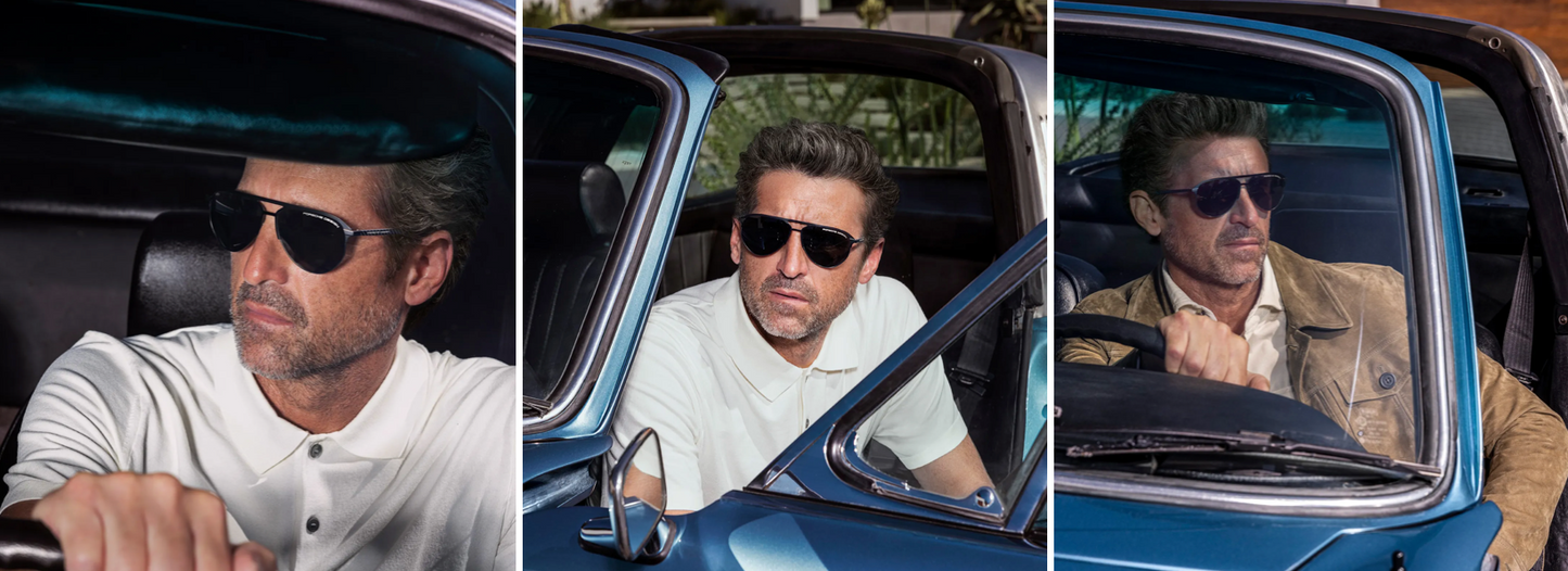 Porsche Design P8965 A PATRICK DEMPSEY POLARISED SUNGLASSES  🛞 - buyonlinebehappy