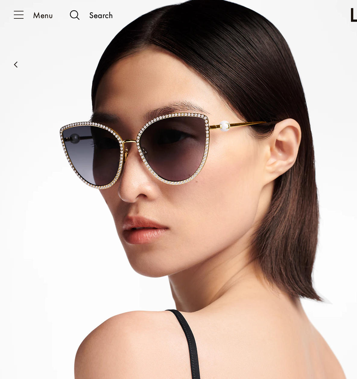 Louis Vuitton Z1995U LV Pearl Cat Eye Sunglasses✨ - buyonlinebehappy