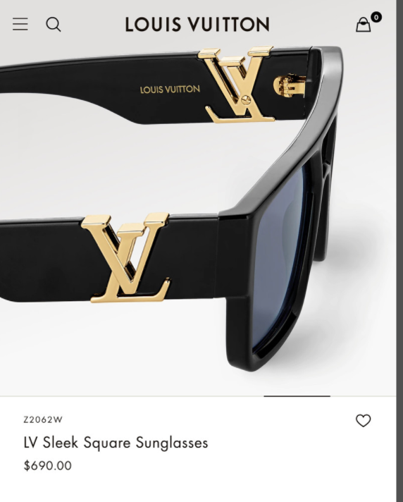 Louis Vuitton Z2086W New LV Sleek Square Sunglasses ✨ - buyonlinebehappy