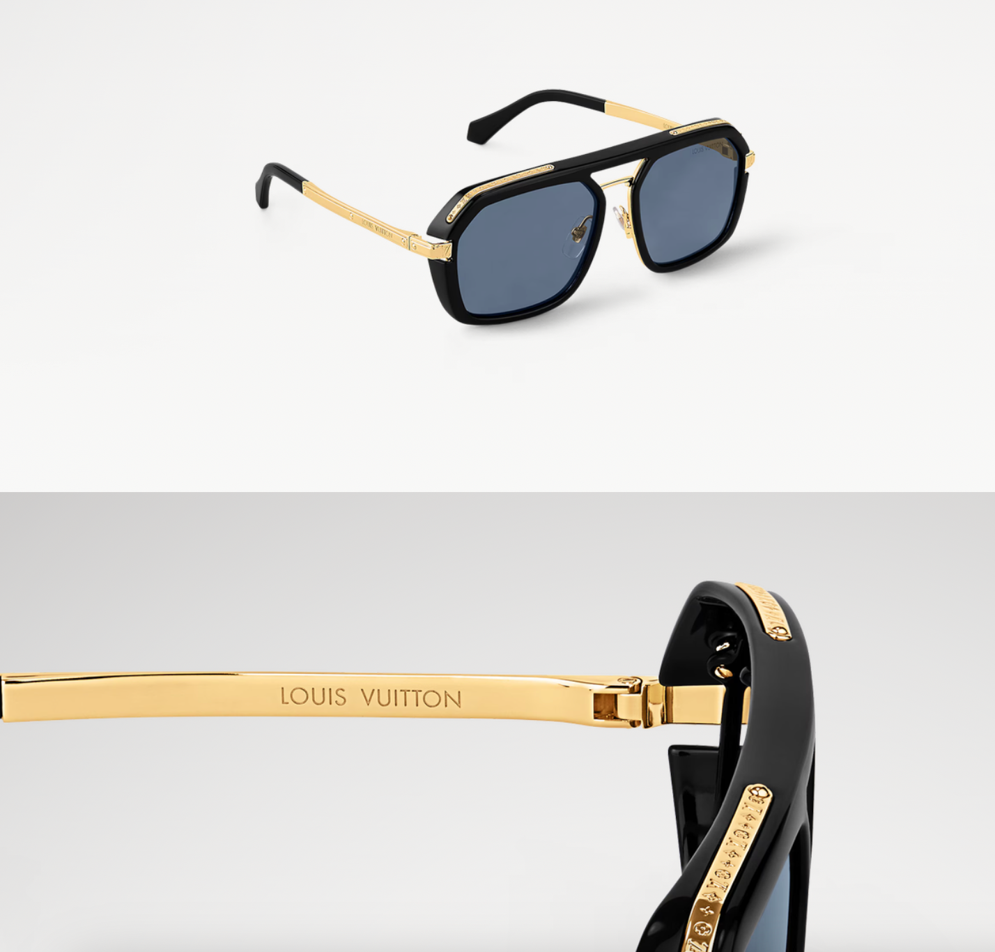 Louis Vuitton Z2067U LV Rush Aviator Sunglasses ✨